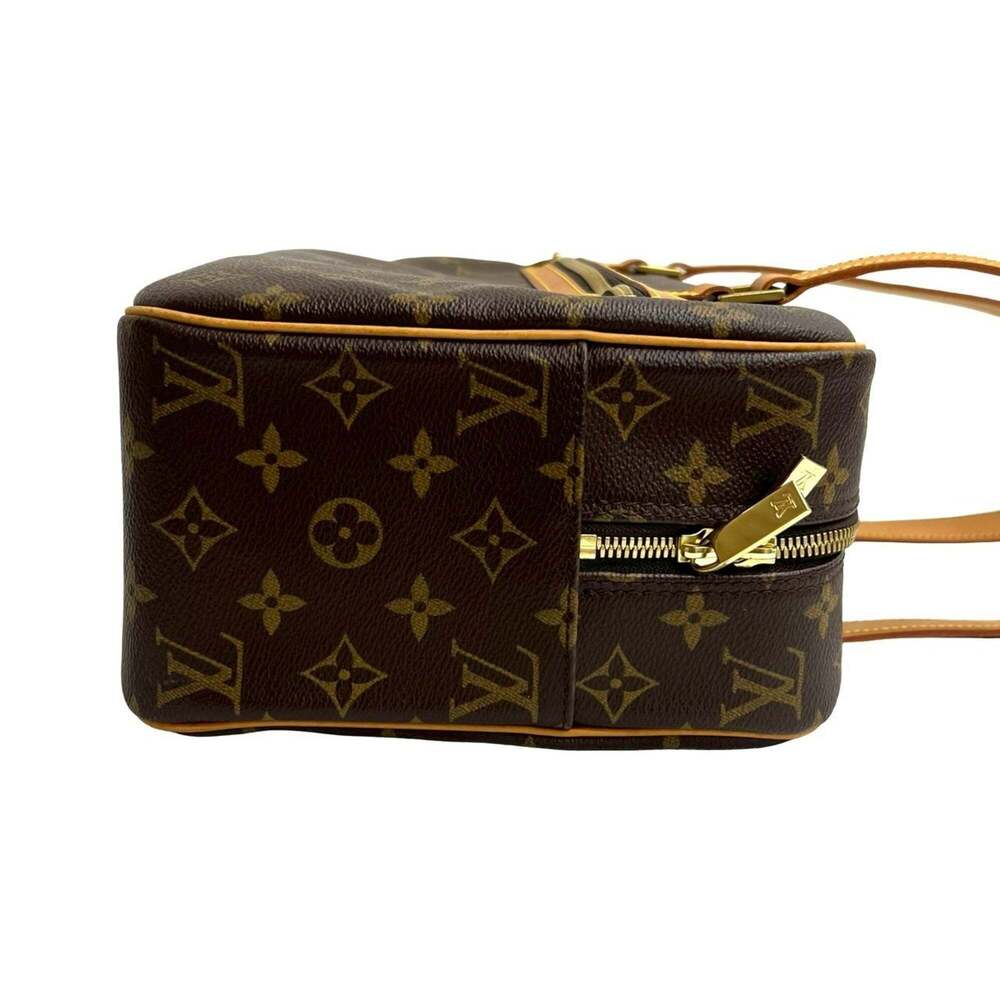 LOUIS VUITTON Brown Monogram Leather Shoulder Bag - Picture 6 of 10